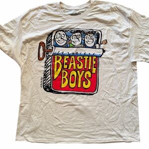Beastie Boys Licensed Unisex Tee 3X NEW in cream